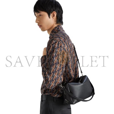 FENDI LUI MEDIUM BLACK LEATHER BAG 7VA672ASIHF0GXN (28*19*11cm)